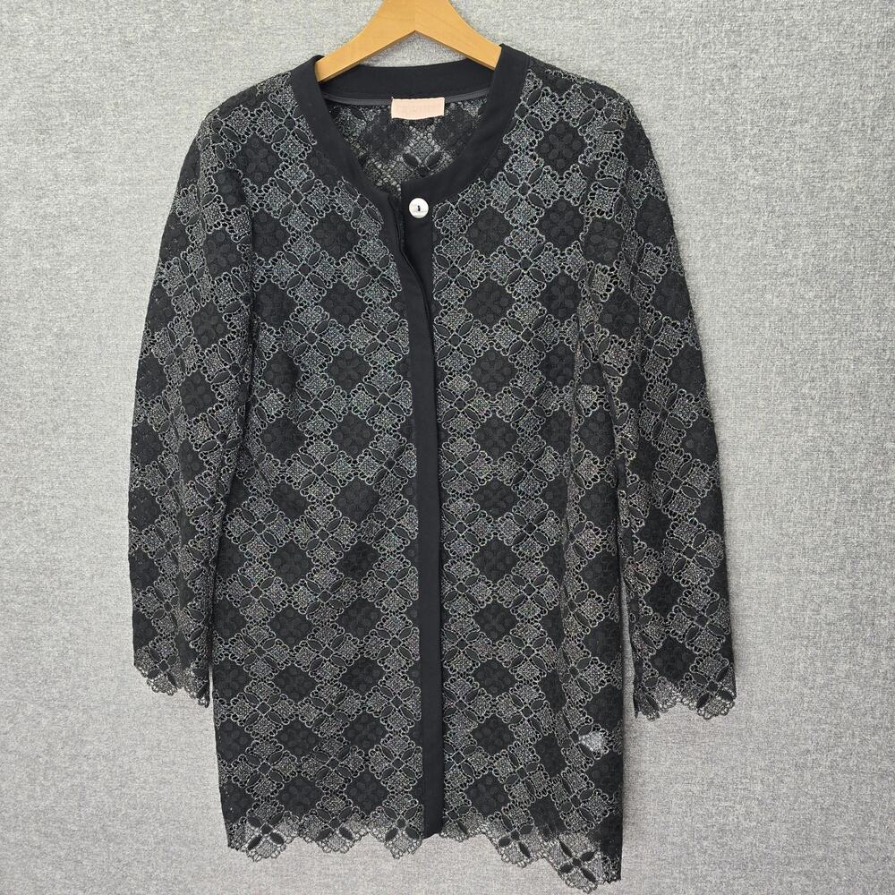 CURETE COLLECTIONS EMBROIDERED DUSTER, SIZE 12